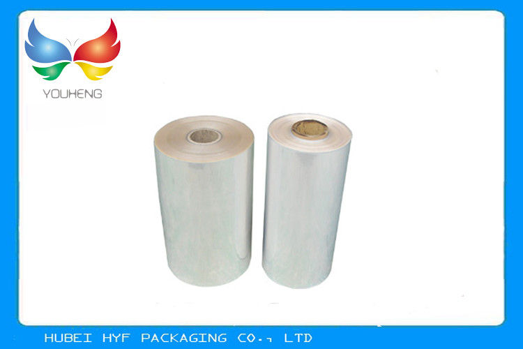 Cuộn phim PETG co lại độ sắc nét cao Không có sự phân biệt đối với bao bì bên ngoài để uống nhãn chai trong 30mic