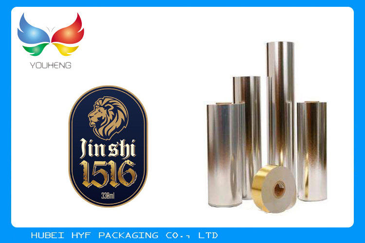 71gsm Sức Mạnh Đầy Màu Sắc Chân Không Metallized Giấy Cho Bia Label In Ấn Ướt Sức Mạnh Nhãn Rượu Vang